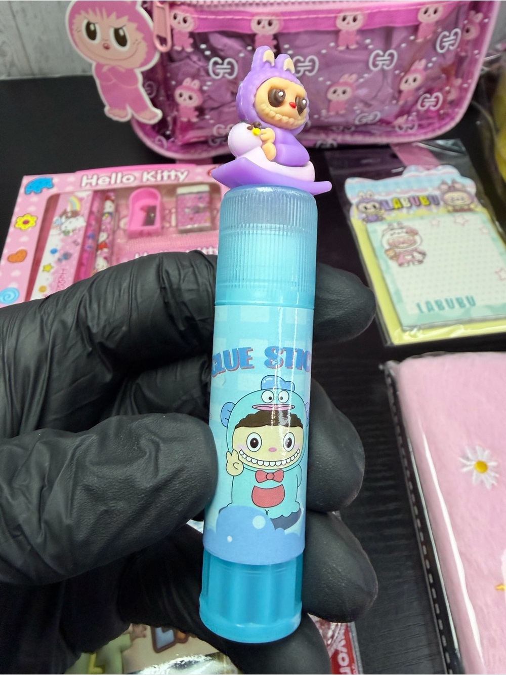 7pc Labubu Back To School Bundle!! Backpack,Pencil case,journal,crayons AND MORE - Picture 9 of 14
